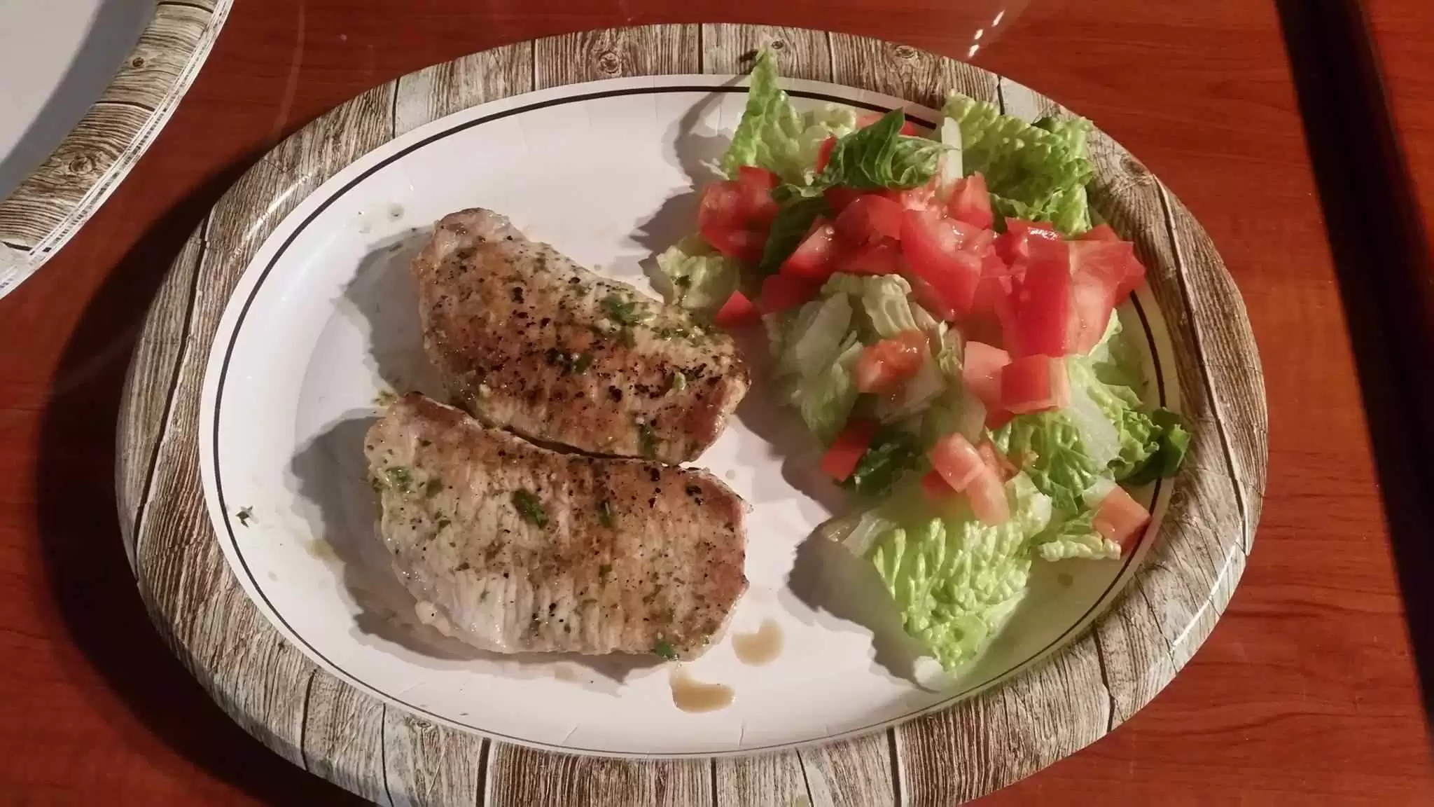 Tender Moist Cilantro Lime Pork Chops